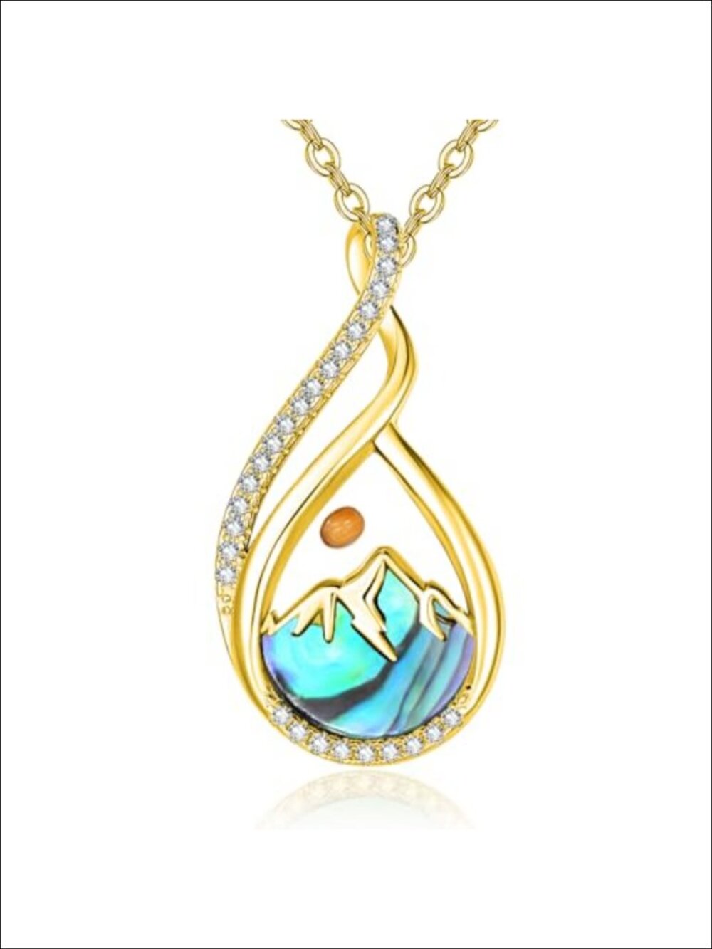 Mustard Seed 14k Gold Plated Necklace Christian Faith Pendant